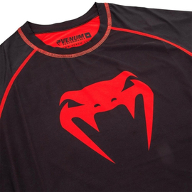 Компресійна футболка Venum Contender 3.0 Compression T-shirt Long Sleeves Black/Red, Фото № 4