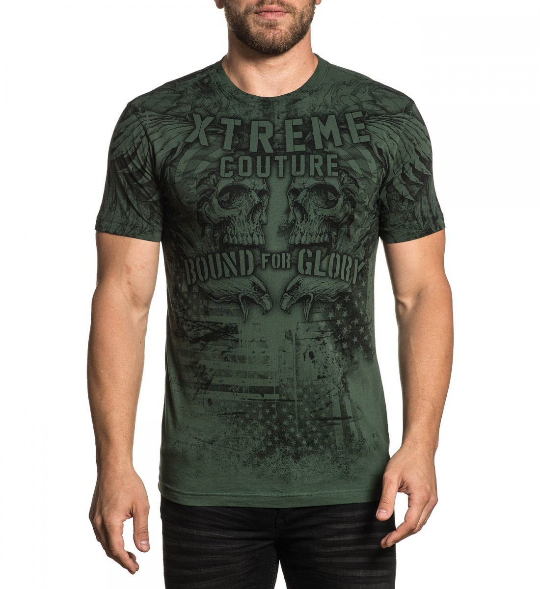 Футболка Xtreme Couture Pride and Glory T-Shirt Green