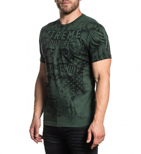 Xtreme Couture Pride and Glory T-Shirt Green photo