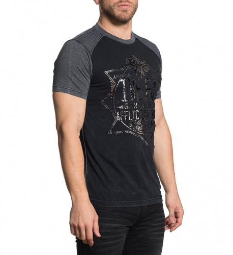 Футболка Affliction Speed Metalworks T-Shirt Black купить