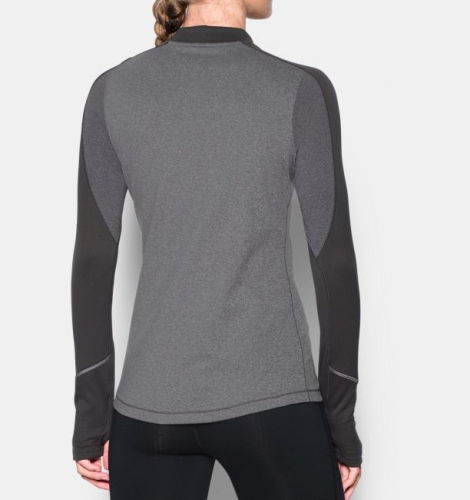 Жіноча спортивна кофта Under Armour ColdGear Elements Mock Carbon Heather купити
