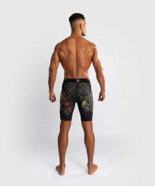 Компресійні шорти Venum Santa Muerte 5.0 Men’s Vale Tudo Shorts Deep Black Gold купити