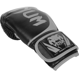 Боксерські рукавиці Venum Challenger 2.0 Black Grey, Фото № 3