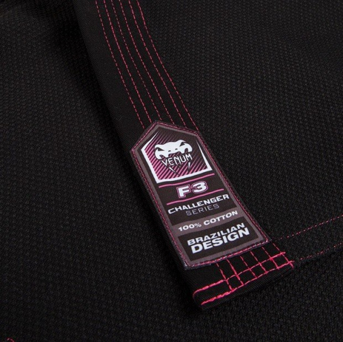 Womens kimono for jiu-jitsu Venum Challenger 2.0 Women BJJ GI Black Lviv