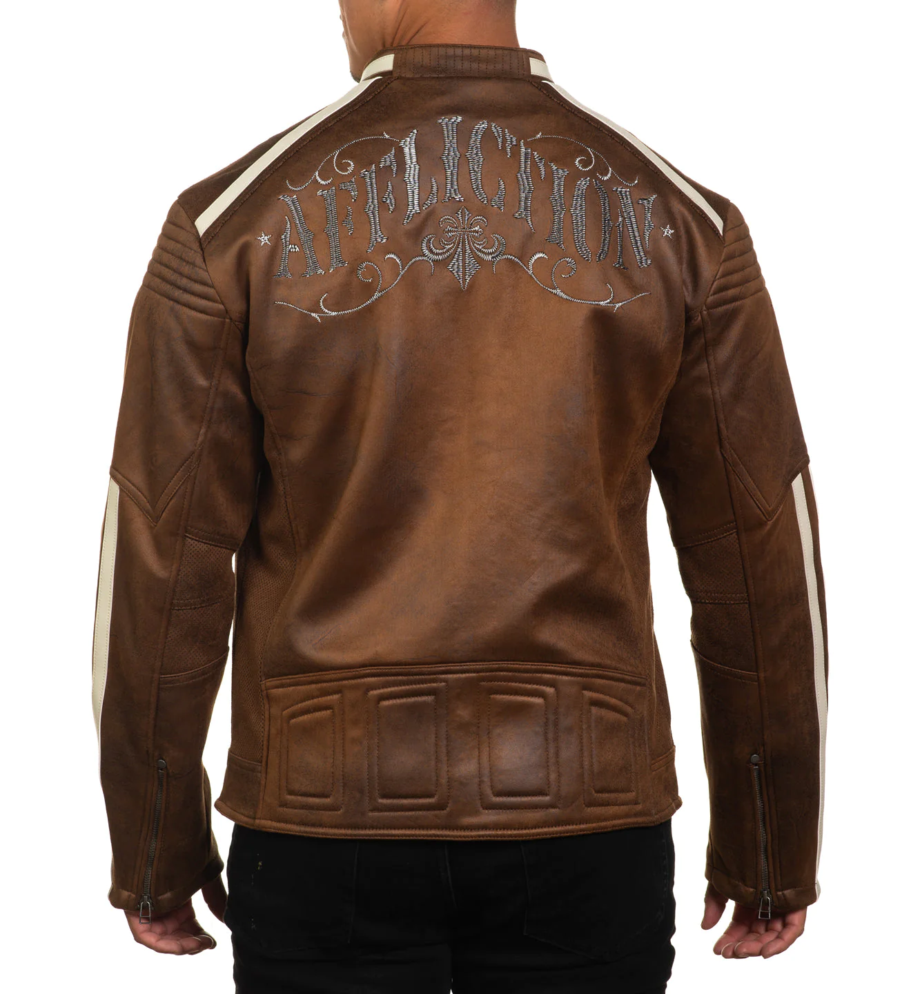 Affliction Trident Jacket Dark Brown buy