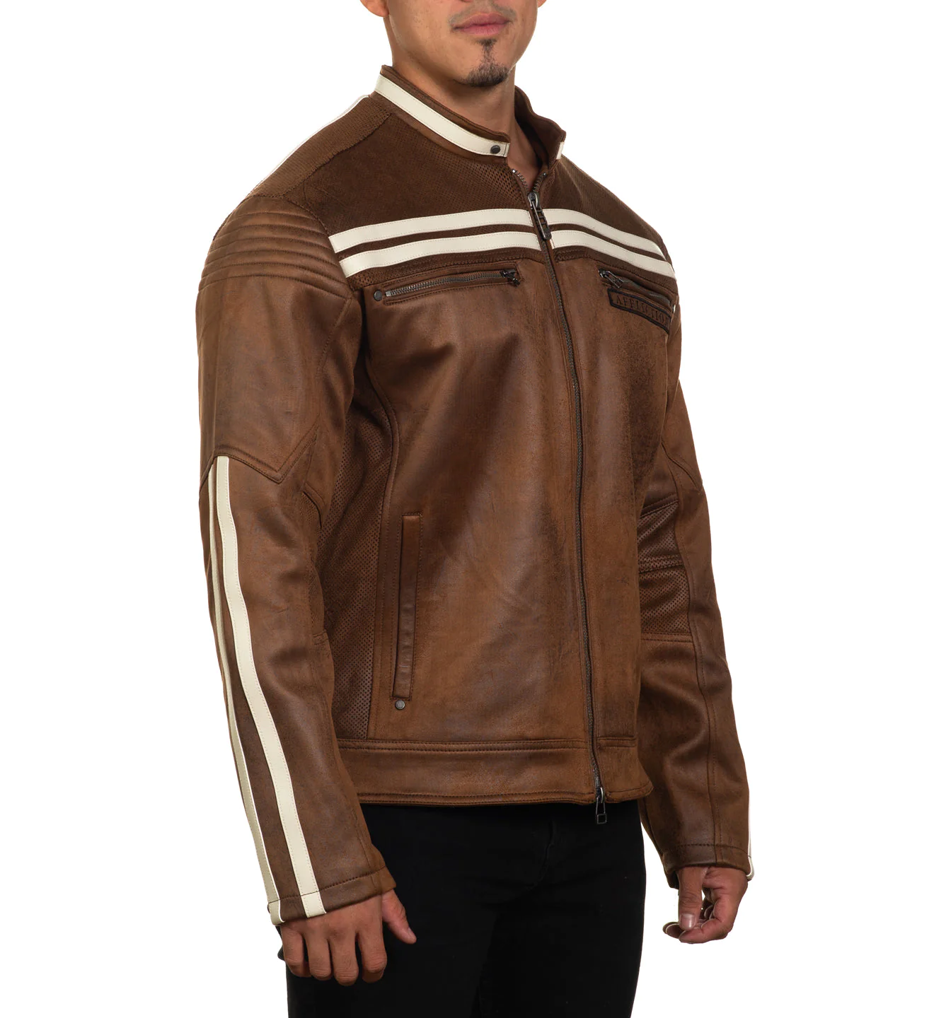 Affliction Trident Jacket Dark Brown price