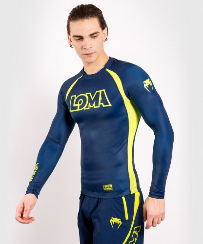 Рашгард Venum Origins Rashguard Long Sleeves Loma Edition Blue Yellow купити