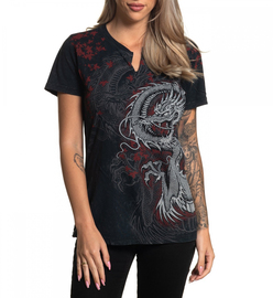 Женская футболка Affliction Dragon