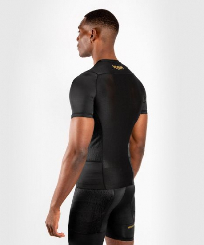 Venum G-Fit Short Sleeves Rashguard Black Gold price