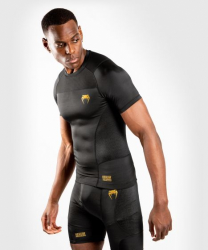 Venum G-Fit Short Sleeves Rashguard Black Gold buy