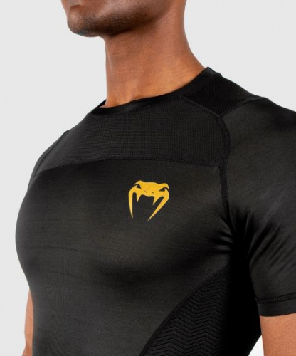 Venum G-Fit Short Sleeves Rashguard Black Gold original