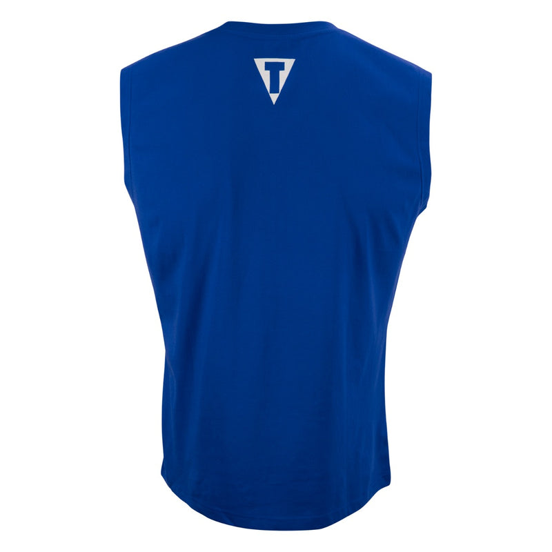 Безрукавка TITLE Boxing Iconic Block Muscle Tee Blue White купить