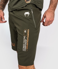 Venum UFC Adrenaline Fight Week Mens Performance Shorts Khaki Bronze size