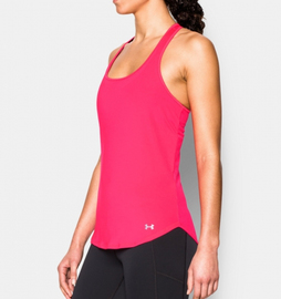 Женская майка Under Armour Womens Fly-By 2.0 Running Tank Harmony Red, Фото № 2