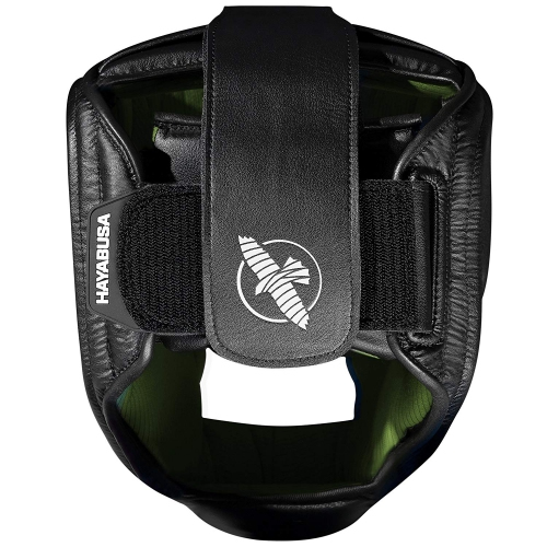 Шлем Hayabusa T3 Striking Headgear Black Green фото