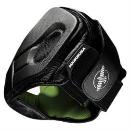 Шлем Hayabusa T3 Striking Headgear Black Green, Фото № 5