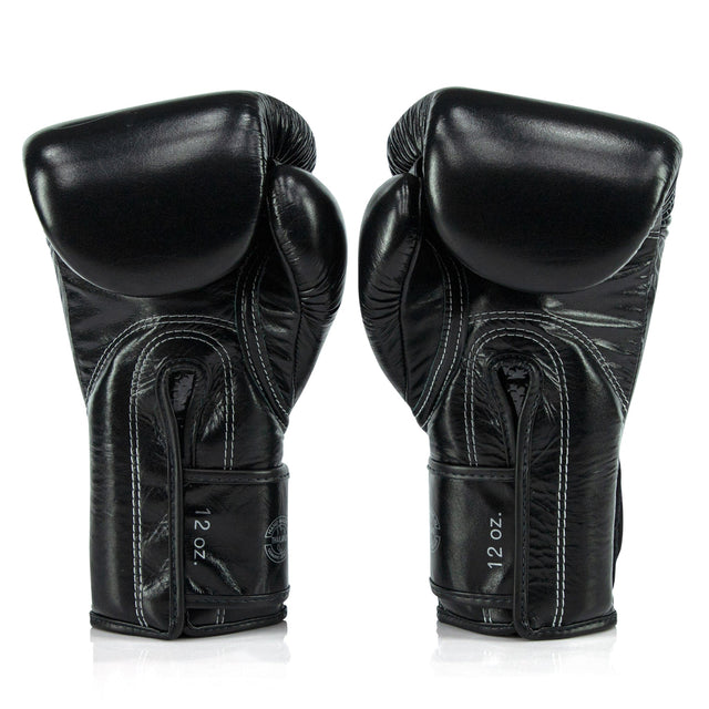 Боксерские перчатки Fairtex X Glory Kickboxing Competition and Training Gloves BGVG3 Black Silver фото