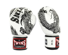 Боксерські рукавиці Twins Fancy Boxing Gloves FBGVL3-49BK Black White