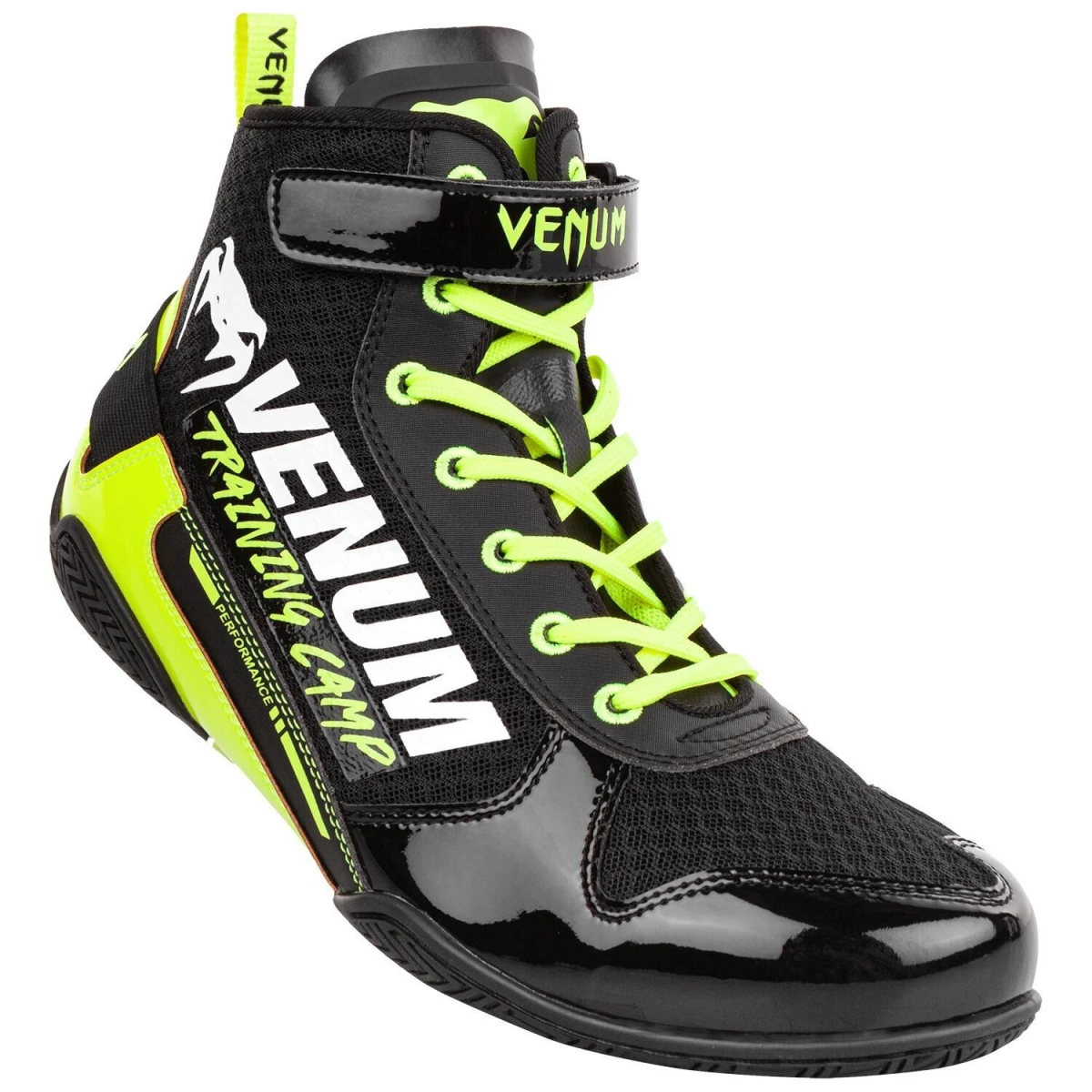 Боксерки Venum Giant Low VTC 2 Edition Boxing Shoes Black Neo Yellow