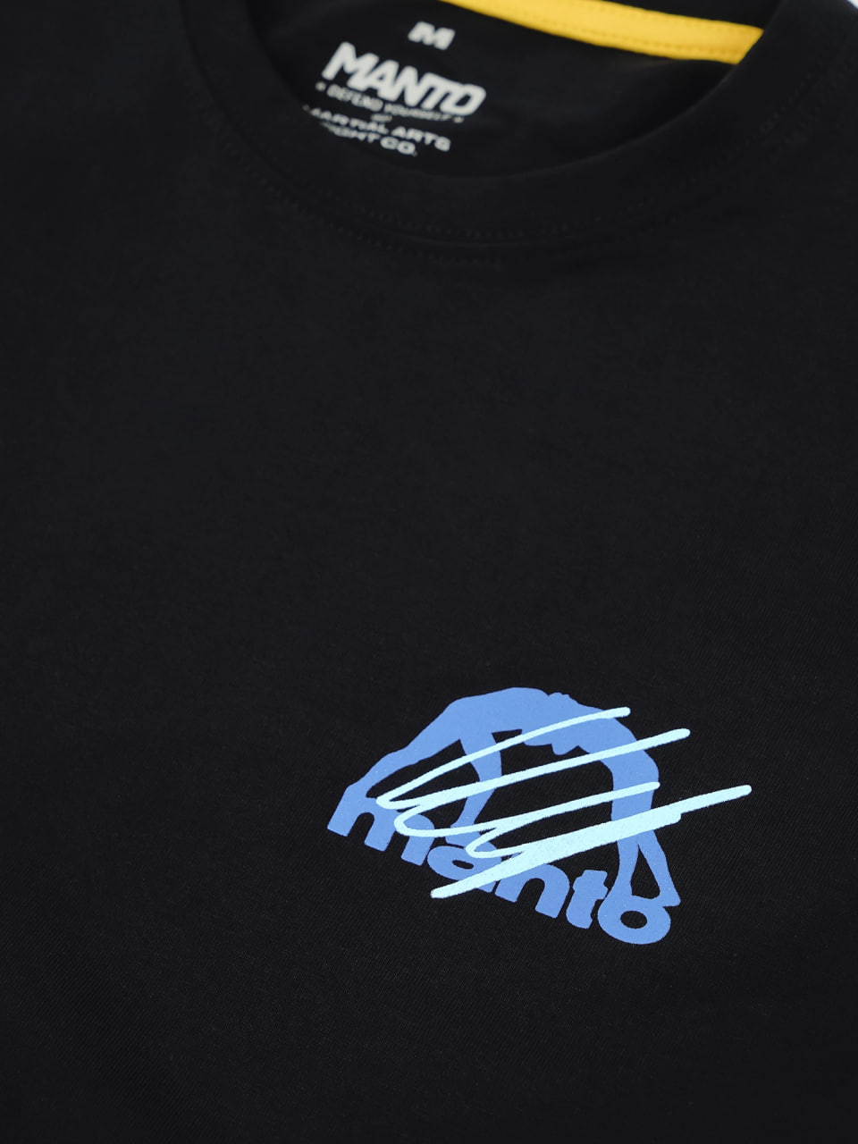Футболка MANTO t-shirt VERTICAL black ціна