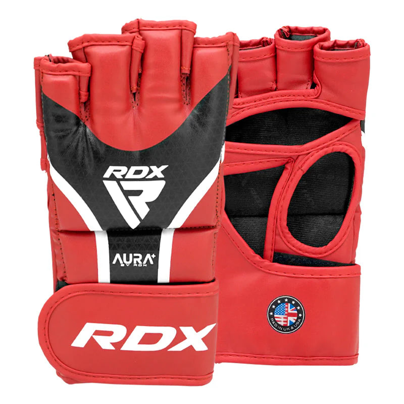 Перчатки для MMA RDX Aura Plus T-17 Red