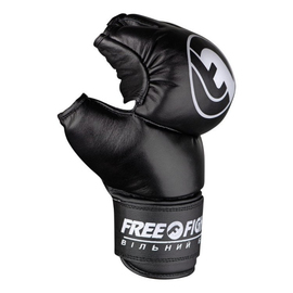 Перчатки для боев Free-Fight Черные, Фото № 2