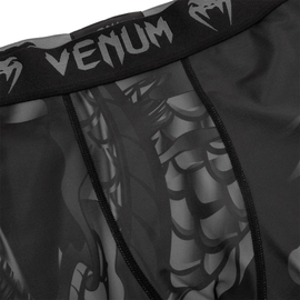 Компрессионные штаны Venum Dragons Flight Spats Black Black, Фото № 6