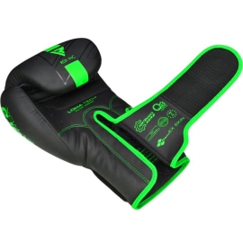 Детские боксерские перчатки RDX F6 Kara 6oz Green фото