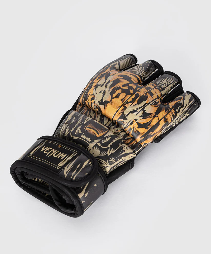 Рукавиці для MMA Venum Tiger MMA Gloves Black Neon Orange купити