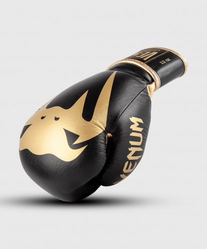 Боксерсьі рукавиці Venum Giant 2.0 Pro Velcro Nappa Leather Black Gold ціна