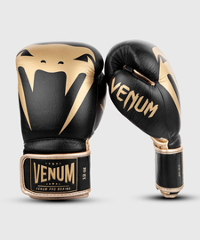 Боксерские перчатки Venum Giant 2.0 Pro Velcro Nappa Leather Black Gold