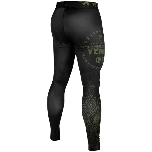 Venum Signature Spats Black Khaki Exclusive compression pants size