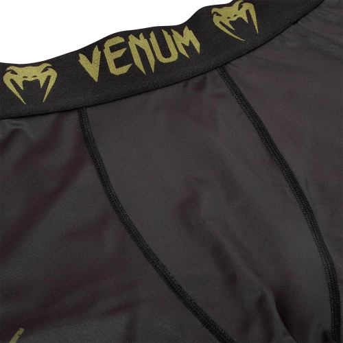 Venum Signature Spats Black Khaki Exclusive compression pants original