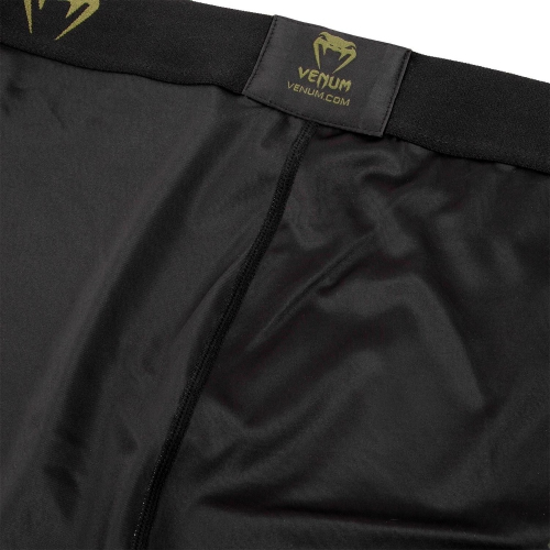 Venum Signature Spats Black Khaki Exclusive compression pants photo