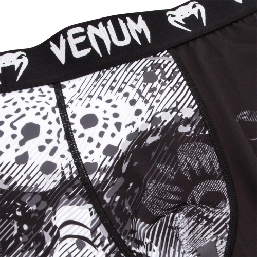 Компресійні штани Venum Santa Muerte 3.0 Spats Black White оригінал