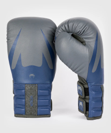 Venum Reverso Boxing Gloves - Storm Gray / Royal Blue