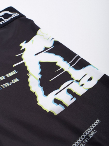 Компрессионные шорты Manto VT Shorts Glitch Black цена