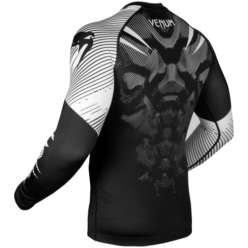 Рашгард Venum NoGi 2.0 Rashguard Long Sleeves Black White фото