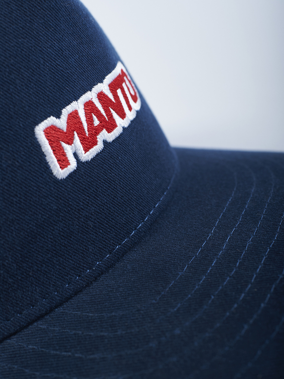 Бейсболка MANTO Snapback Cap Block Navy Blue цена