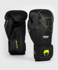 Venum Training Camp 4.0 Boxing Gloves - Black/Neon Green