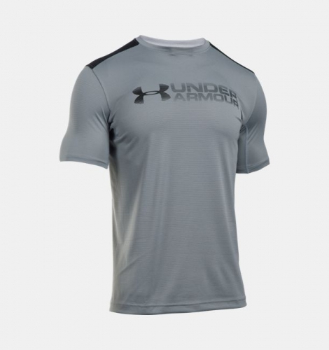Футболка Under Armour Raid Microthread T-Shirt Steel фото
