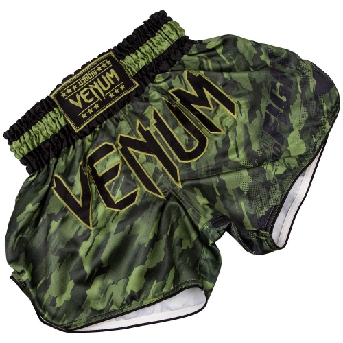 Шорты для тайского бокса Venum Tecmo Muay Thai Shorts Khaki цена