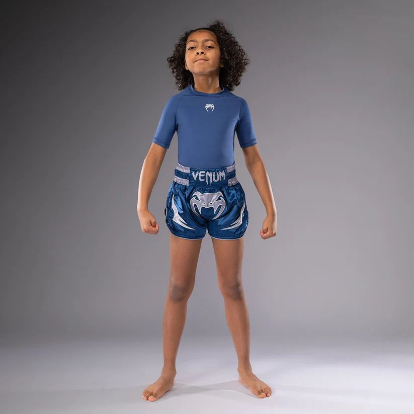Venum Inferno Kids Muay Thai shorts Royal Blue photo