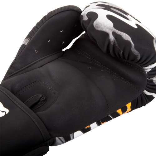 Venum Dragons Flight Boxing Gloves - Black White photo