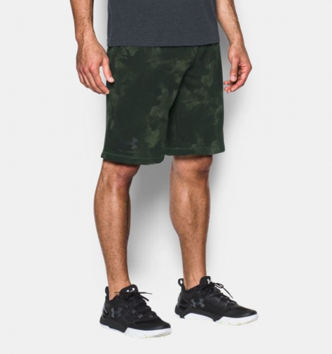Under Armour Terry Graphic Shorts Rifle Green price