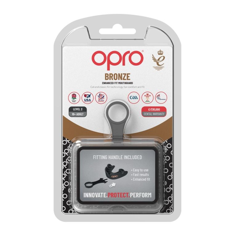 OPRO GEN5 Bronze Level Black mouthguard photo
