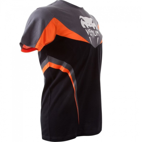 Футболка Venum Shockwave 3 T-Shirt Black Orange цена