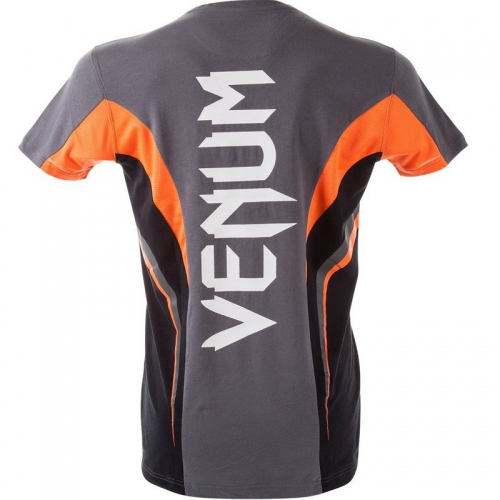 Футболка Venum Shockwave 3 T-Shirt Black Orange купить