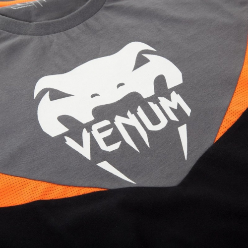 Футболка Venum Shockwave 3 T-Shirt Black Orange оригинал