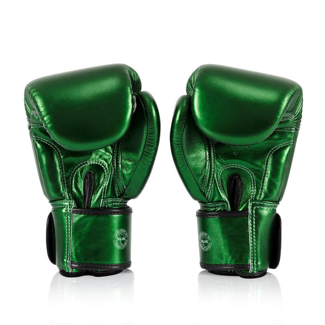 Боксерские перчатки Fairtex BGV22 Metallic Green цена
